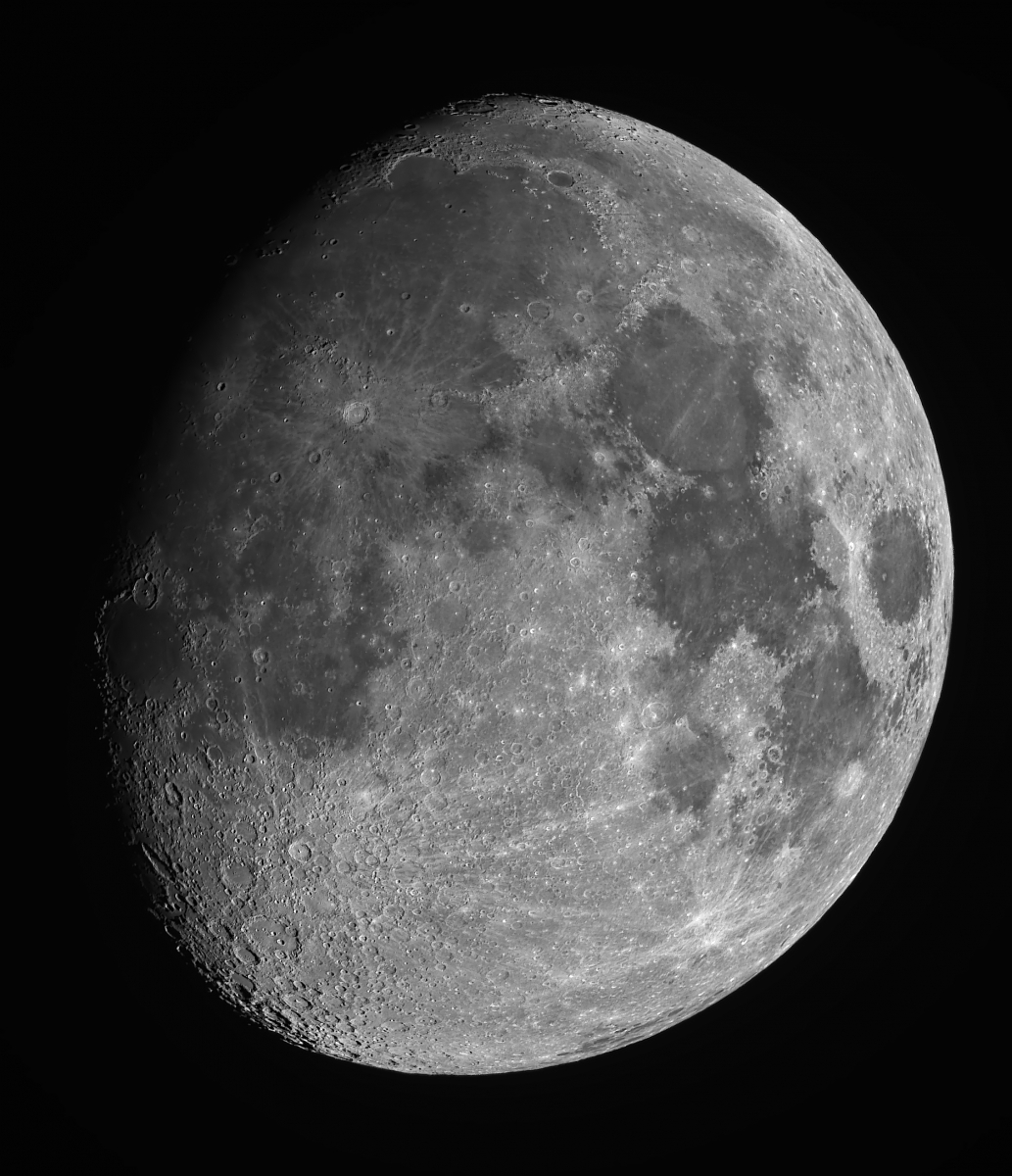 Gibbous Moon, Oct 4 2014
