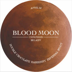 Wellington County Brewery Blood Moon Beer Label