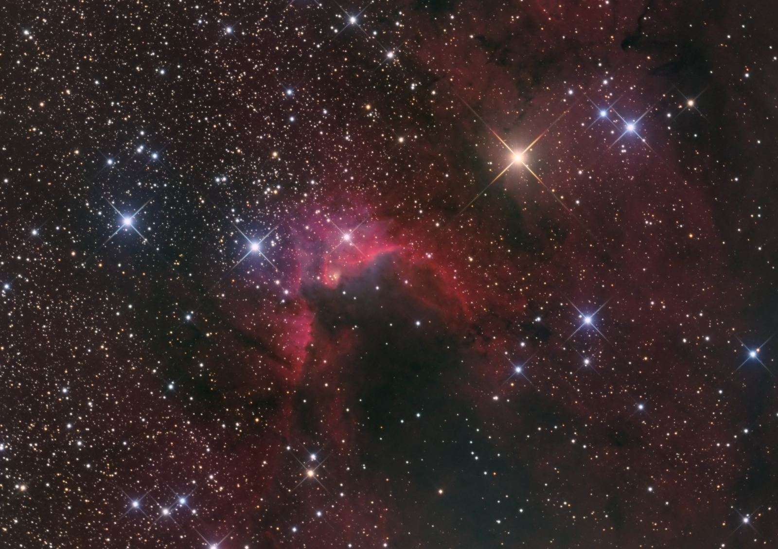 Sh2-155, The Cave Nebula