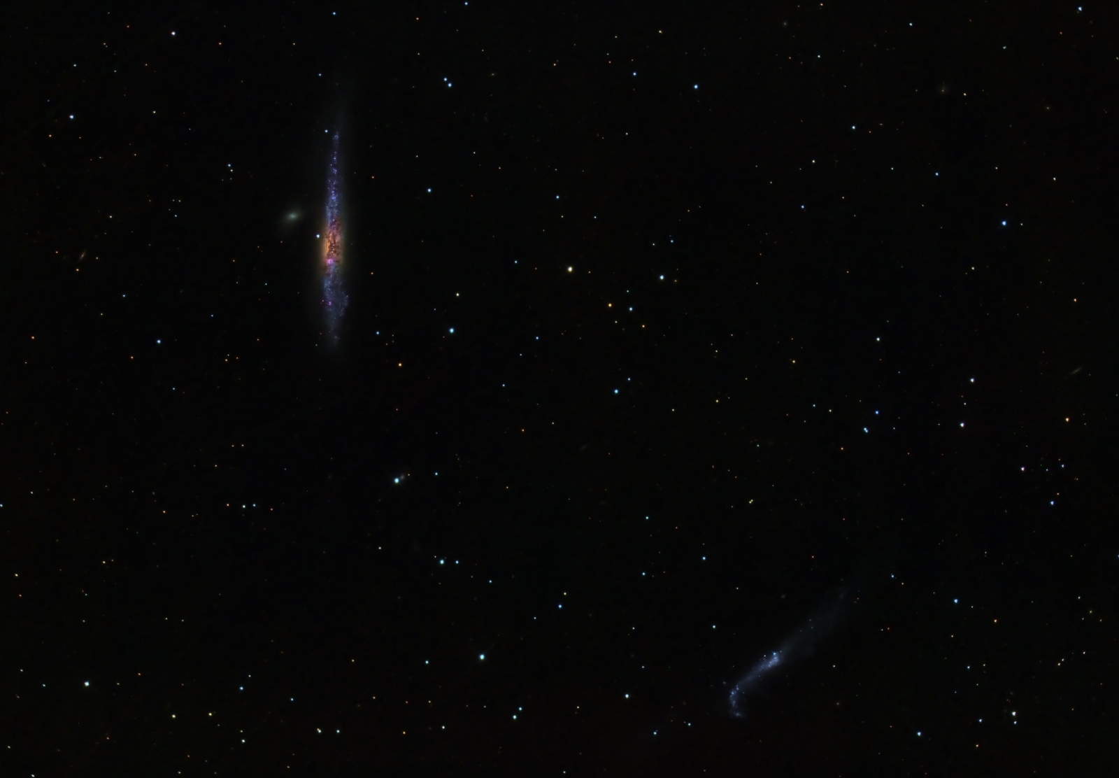 Whale and Hockey Stick Galaxies