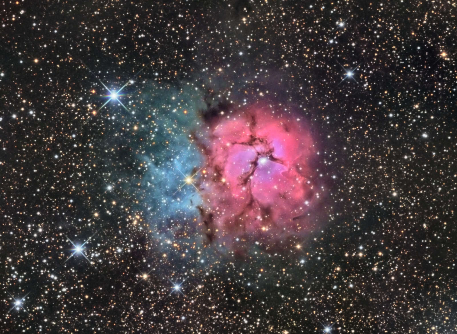 M20, The Trifid Nebula