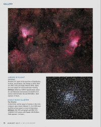M11 in Sky & Telescope, August 2017 issue