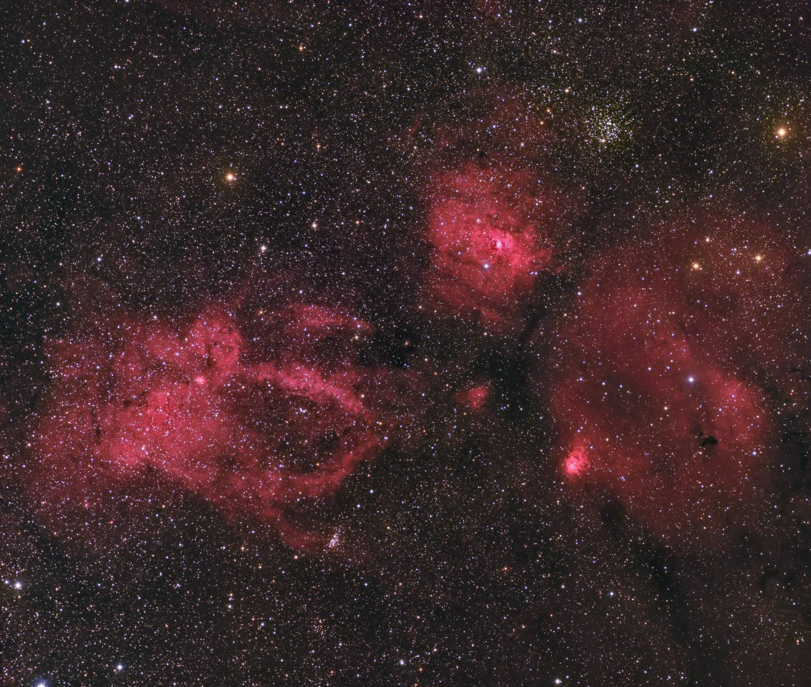 Bubble Nebula region
