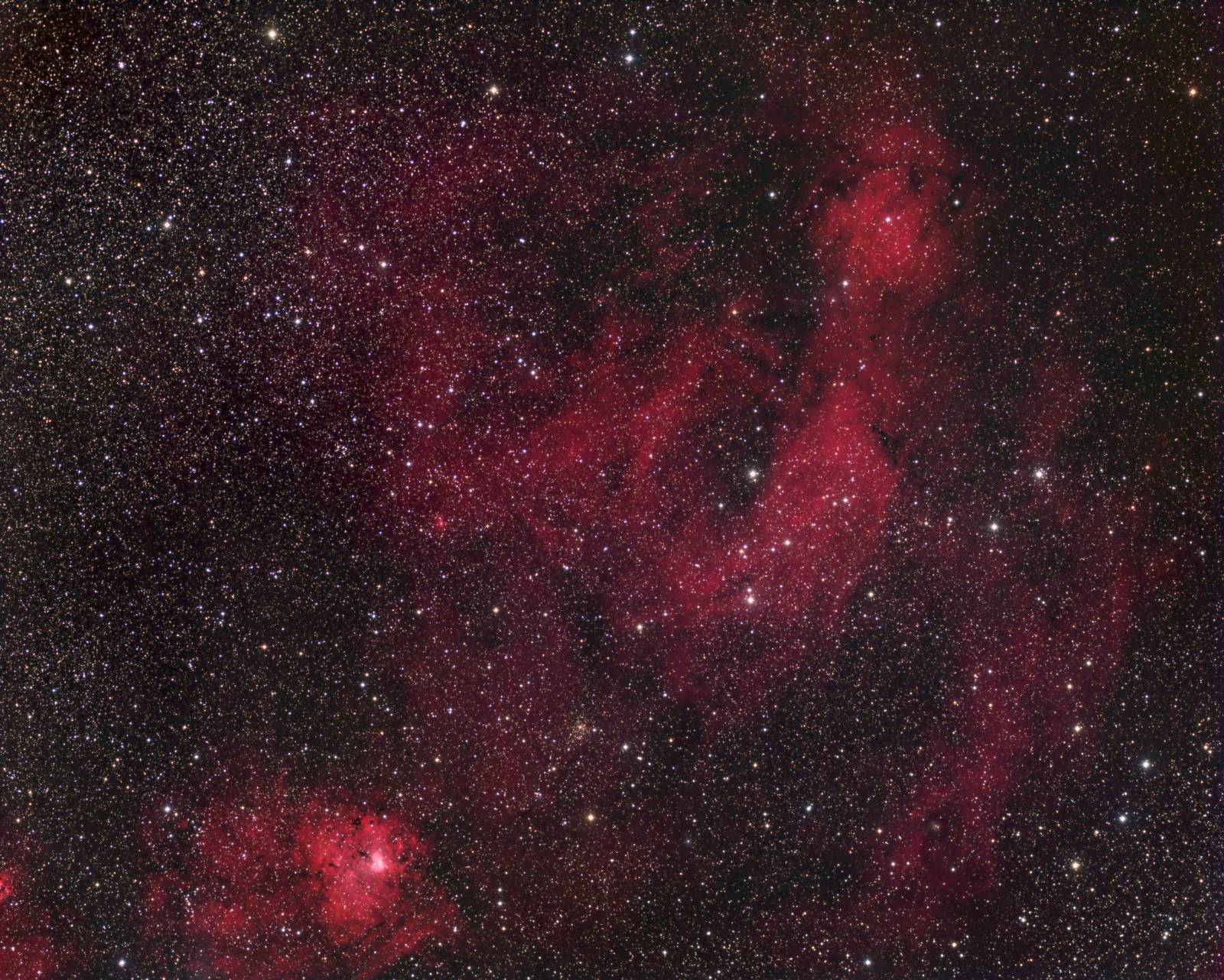 Sh2-205 and NGC 1491