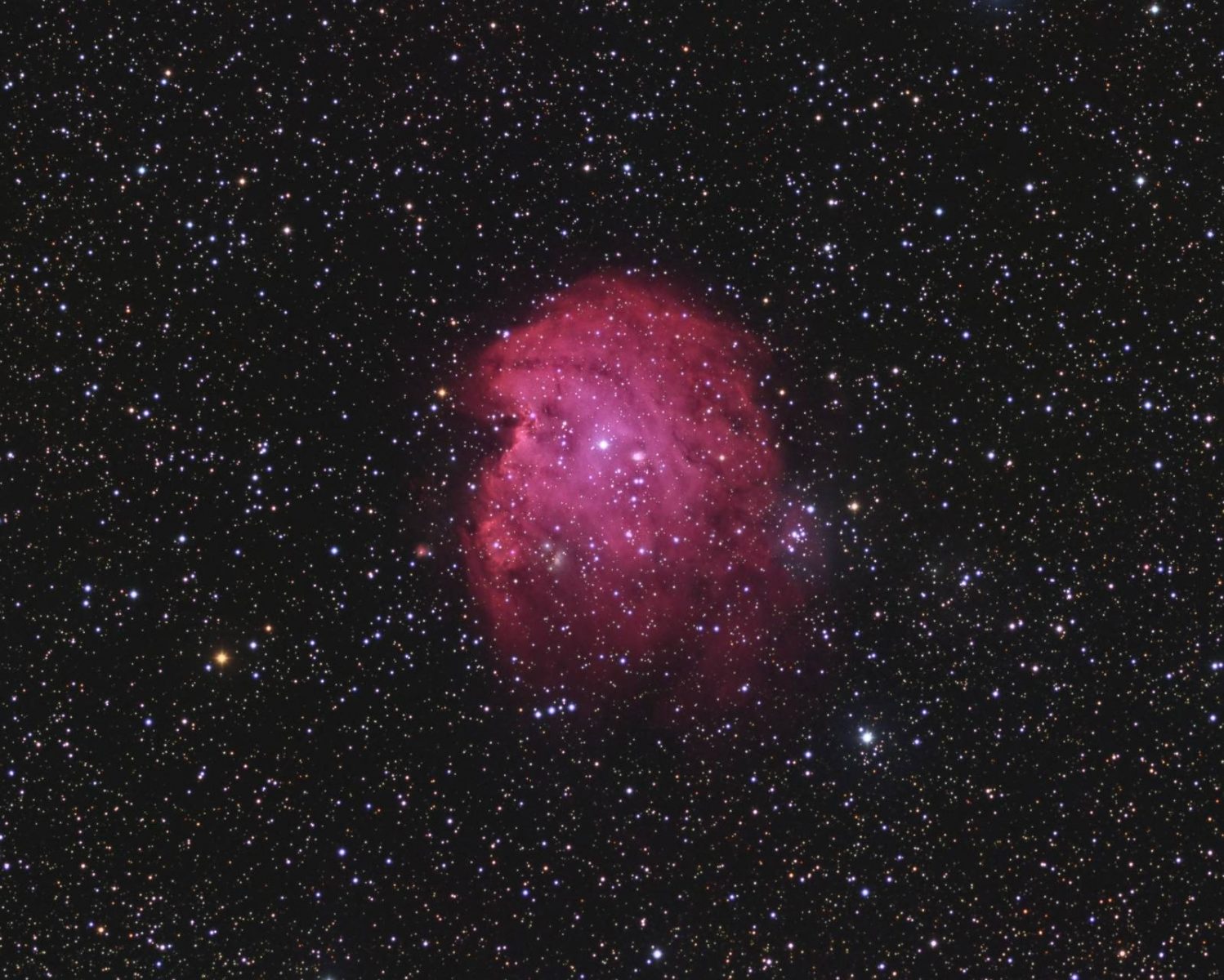 Monkey Head Nebula Astrodoc Astrophotography by Ron Brecher