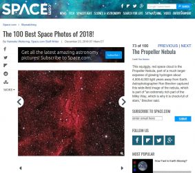 Space.com Best of 2018 - Propeller Nebula