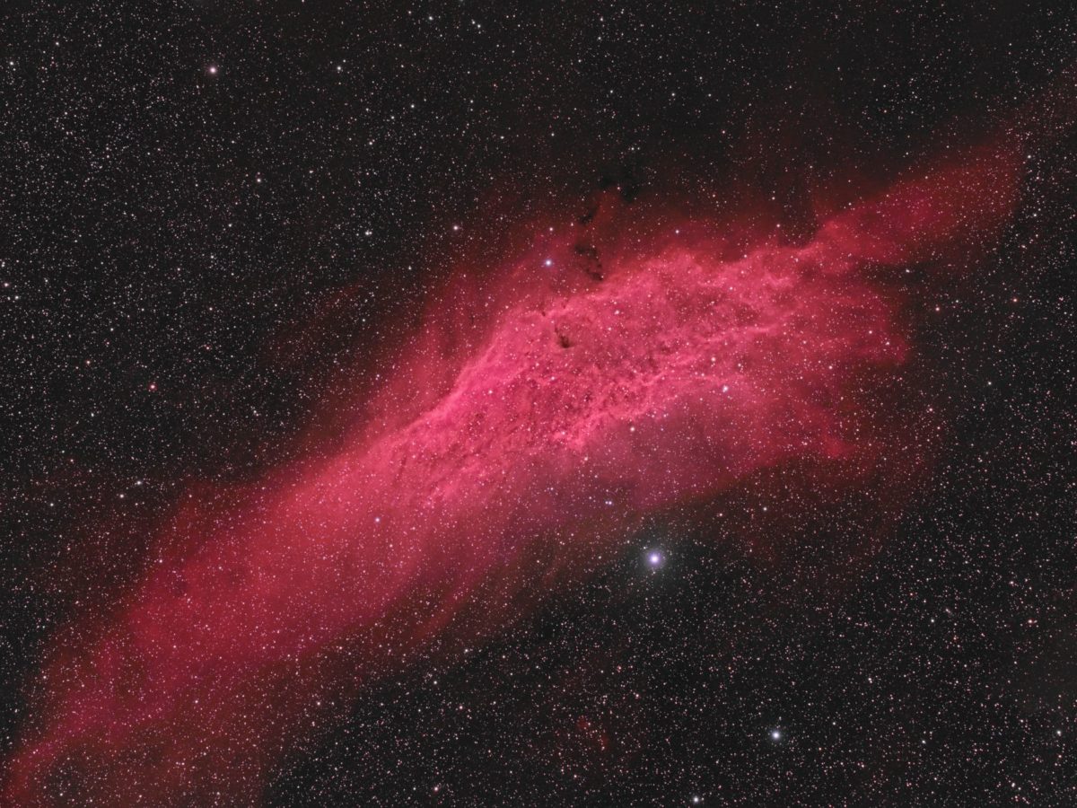 The California Nebula Astrodoc Astrophotography by Ron Brecher