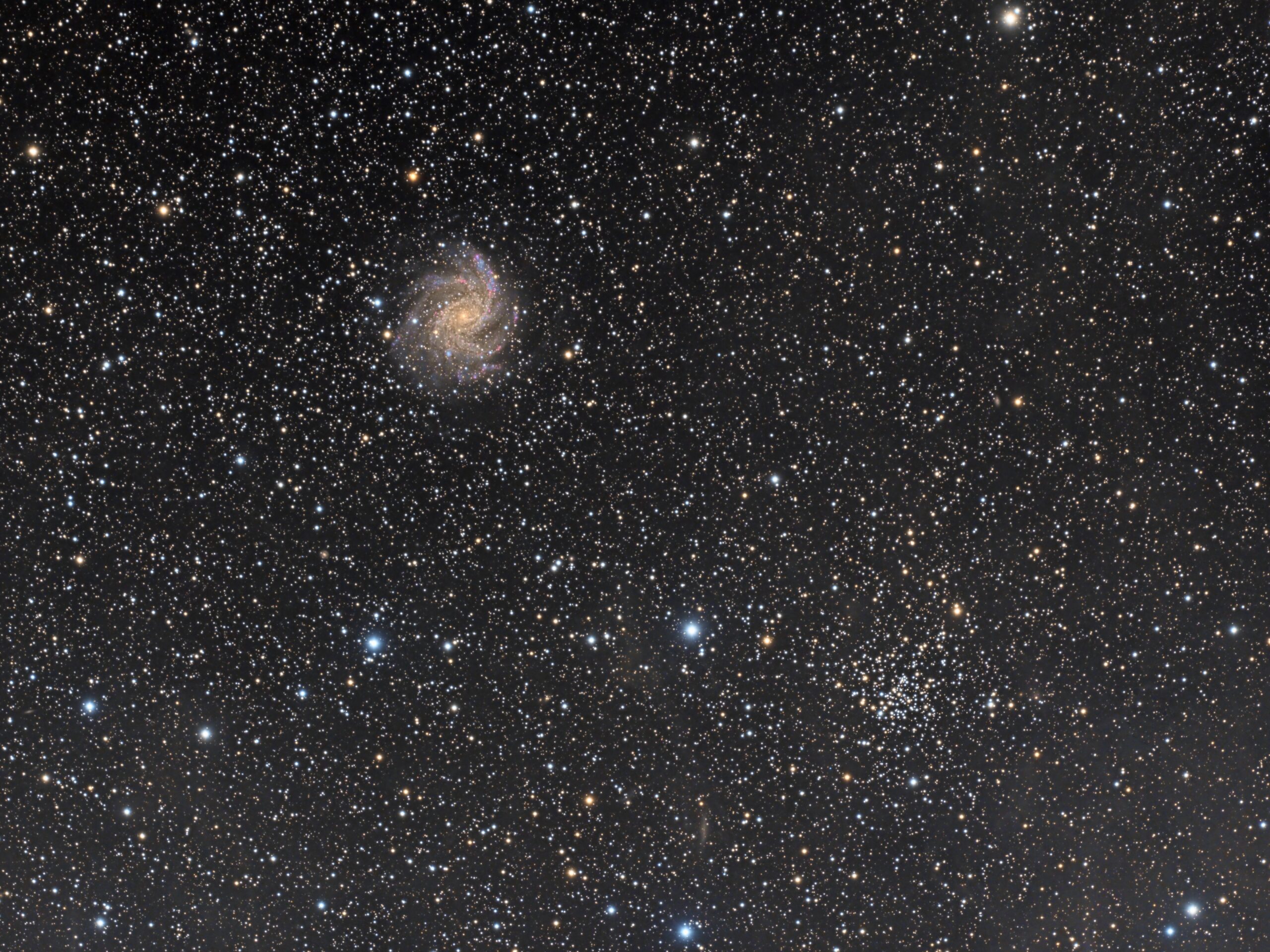 NGC 6946 and NGC 6939