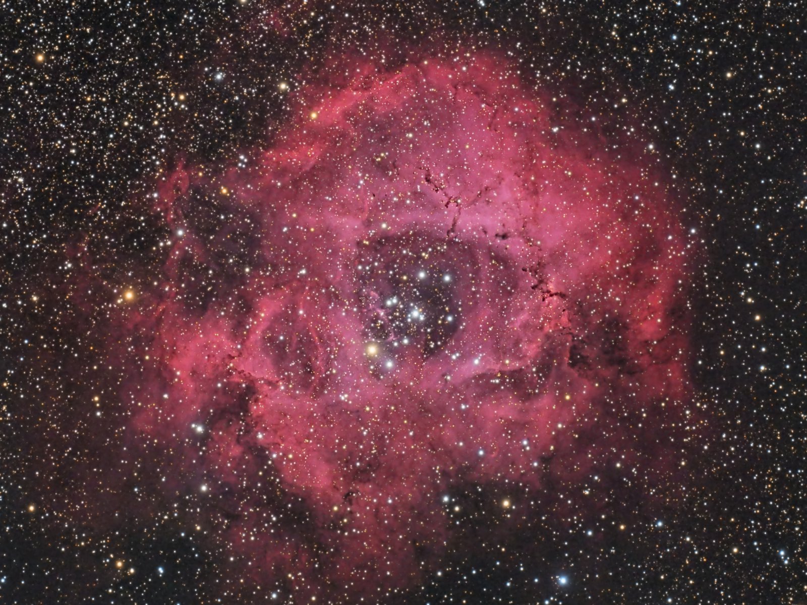 Rosette Nebula in HaRGB