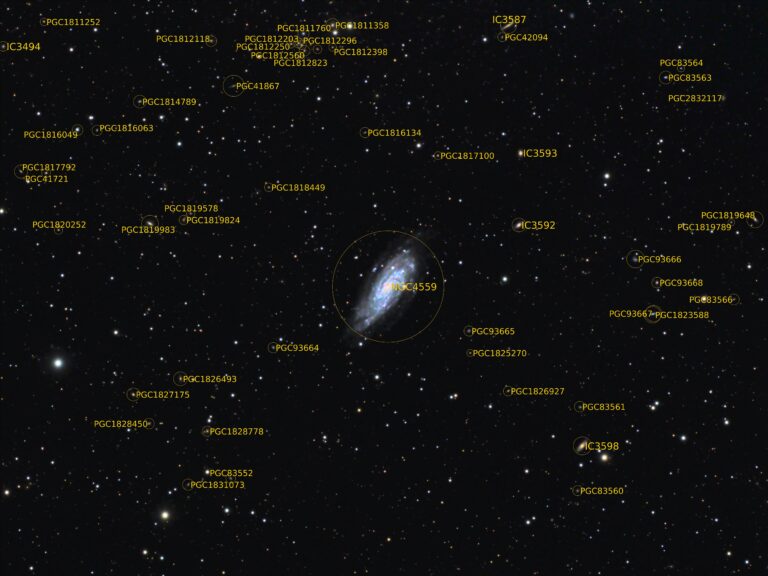 NGC 4559 - Astrodoc: Astrophotography by Ron Brecher