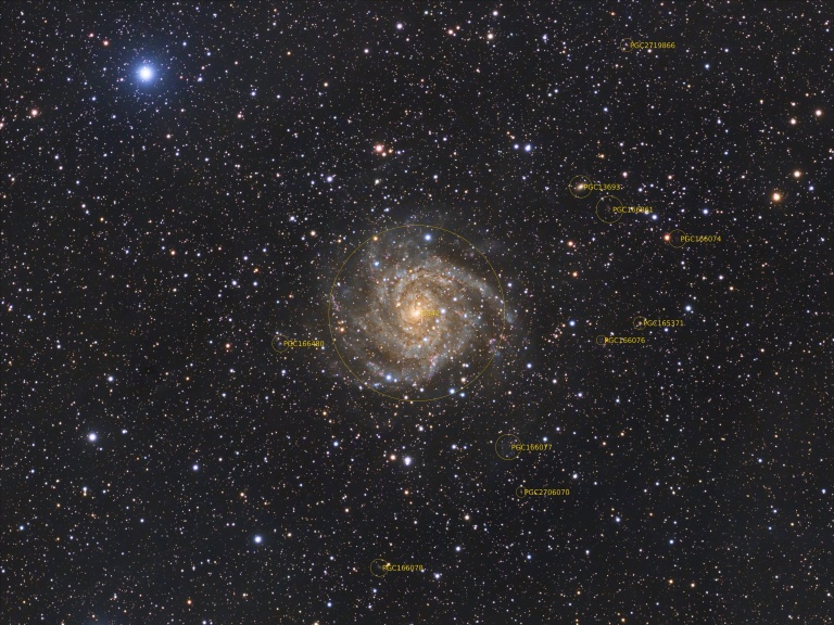 IC 342, The Hidden Galaxy - Astrodoc: Astrophotography By Ron Brecher