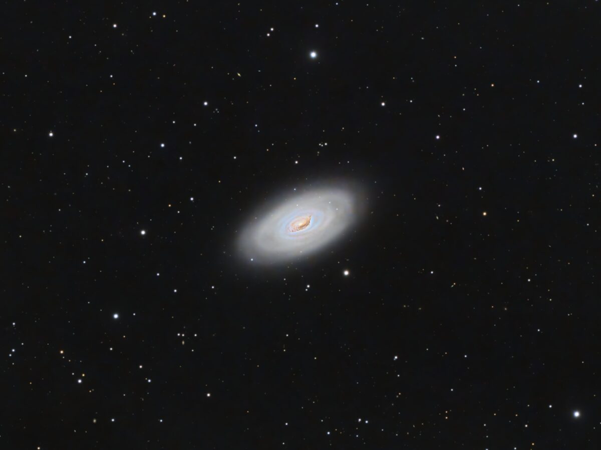 M64 - The Black Eye Galaxy - Astrodoc: Astrophotography by Ron Brecher