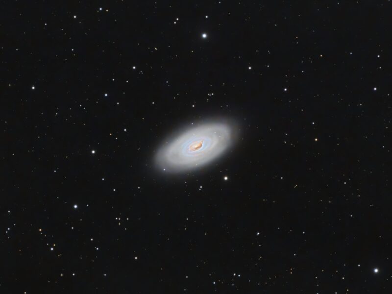 M64 - The Black Eye Galaxy - Astrodoc: Astrophotography by Ron Brecher