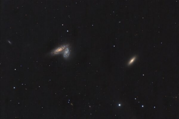 NGC 4567 and NGC 4568 - Astrodoc: Astrophotography by Ron Brecher