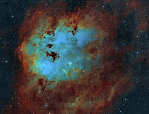 IC 410 in Narrowband
