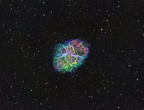 M1 – The Crab Nebula in Four Colour Palettes
